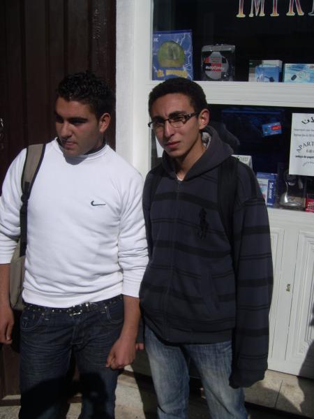me & achraf